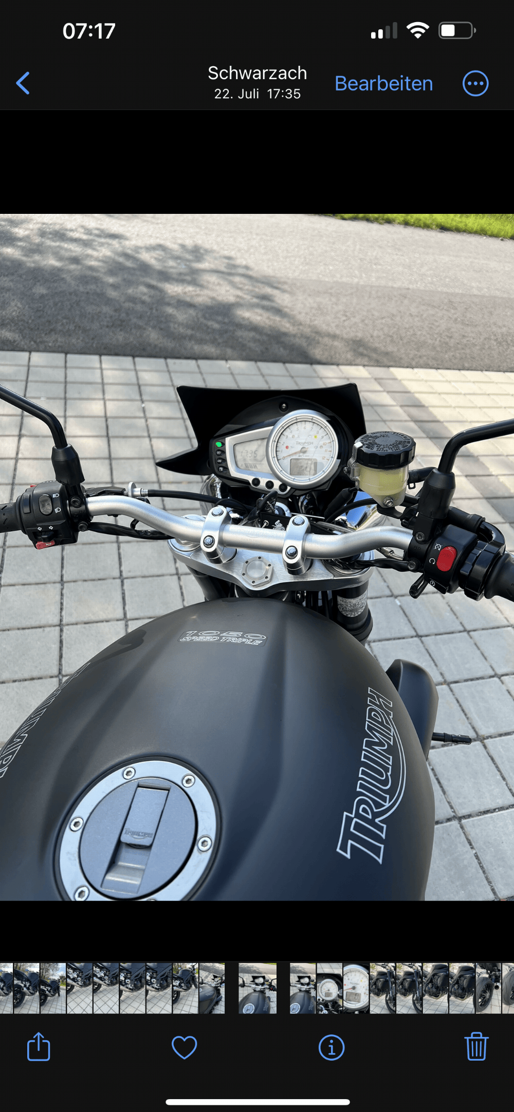 Motorrad verkaufen Triumph Speed Triple 1050 Ankauf